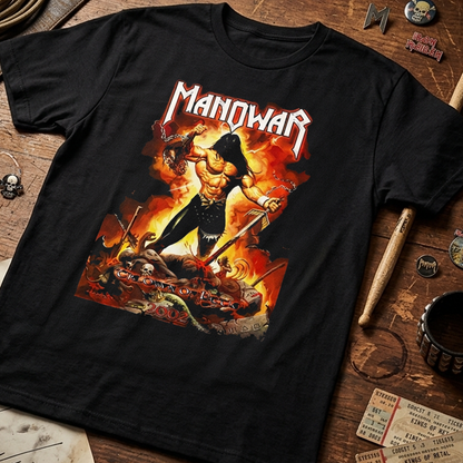 Camiseta Algodon Manowar The Dawn Of Battle