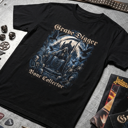 Camiseta Algodon Grave Digger Bone Collector