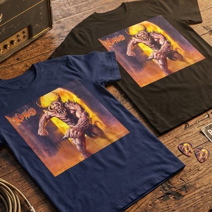 Camiseta Algodon Dio Monster Poster Syle
