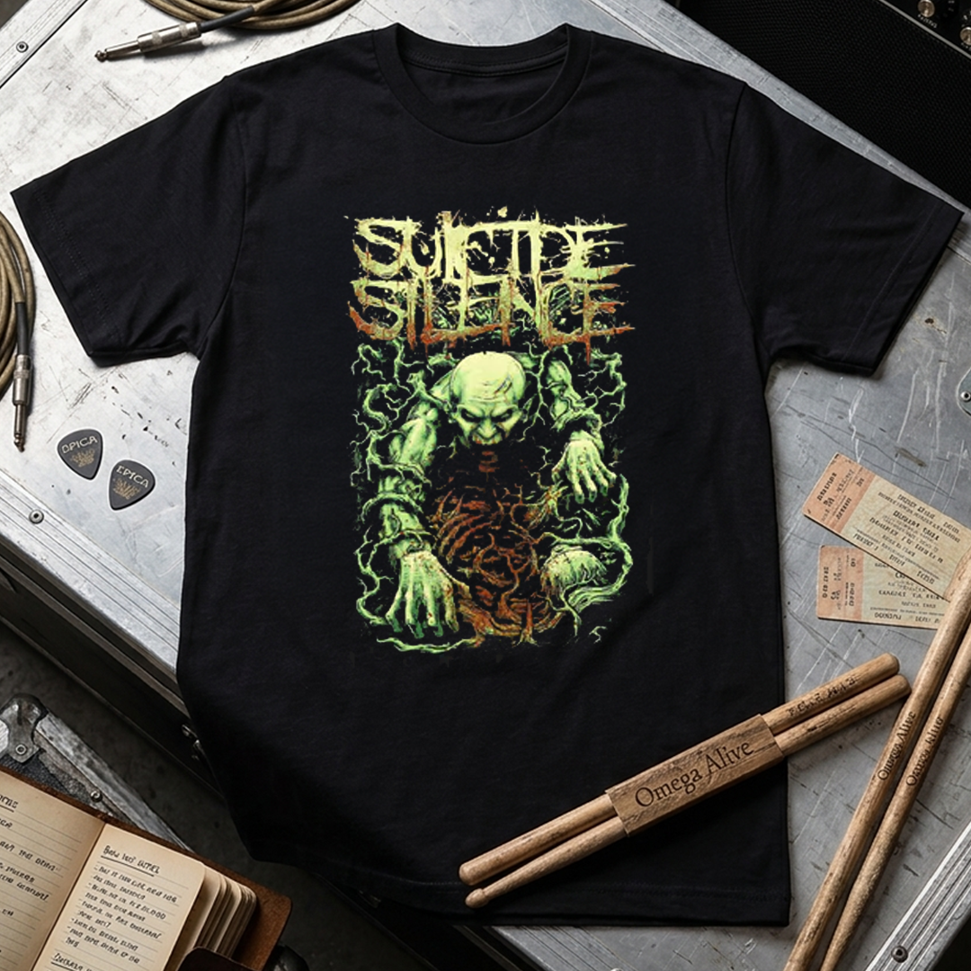 Camiseta Algodon Suicide Silence cannibal Poster