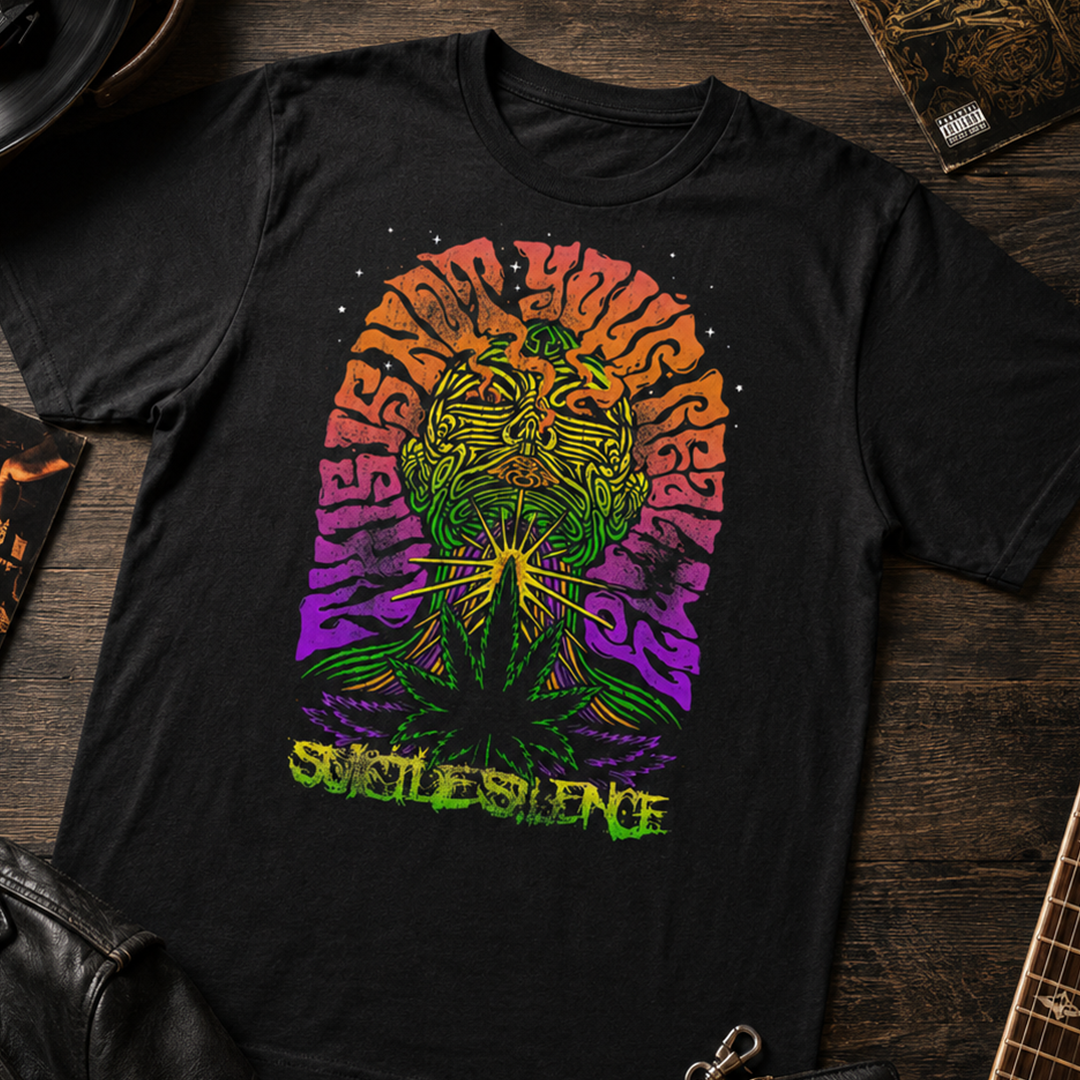 Camiseta Algodon Suicide Silence Cannabis Poster