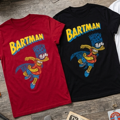 Camiseta Algodon Bartman Art