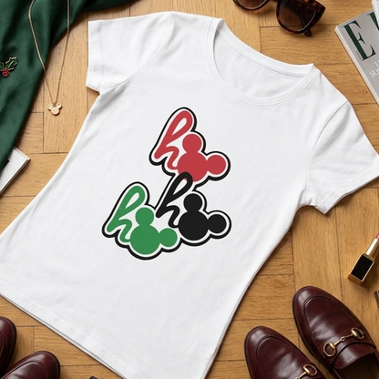 Camiseta Disney Navideña Ho Ho Ho! para mujer