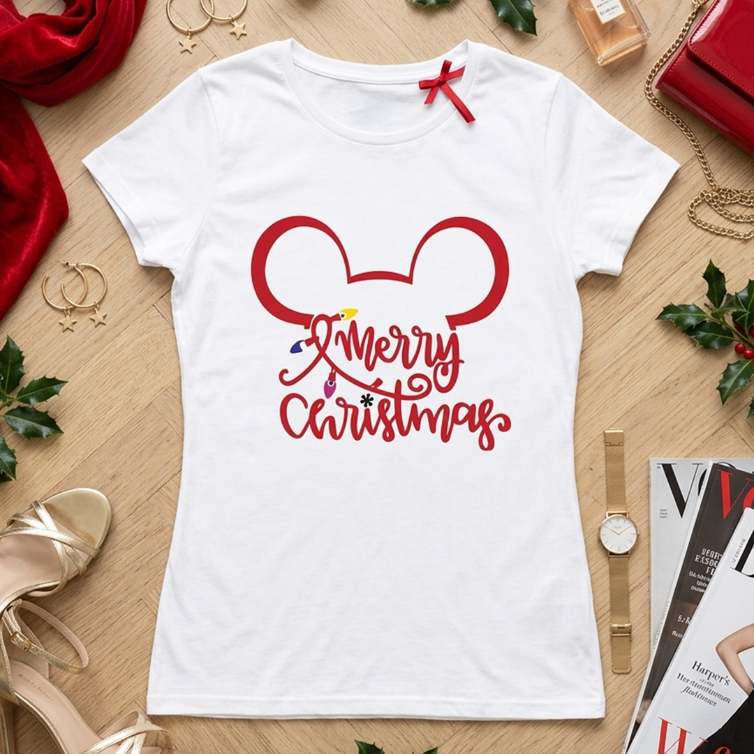 Camiseta Merry Christmas disney