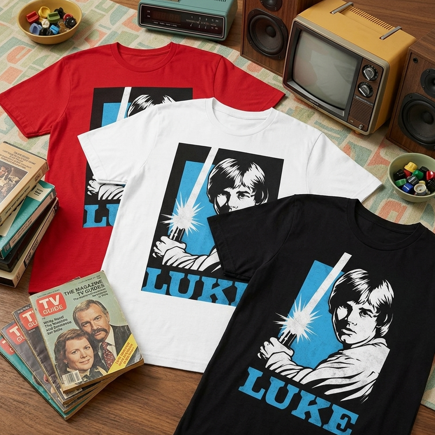 Camiseta Algodon Luke Skywalker de Star Wars