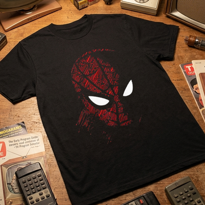 Camiseta Algodon Spiderman Face