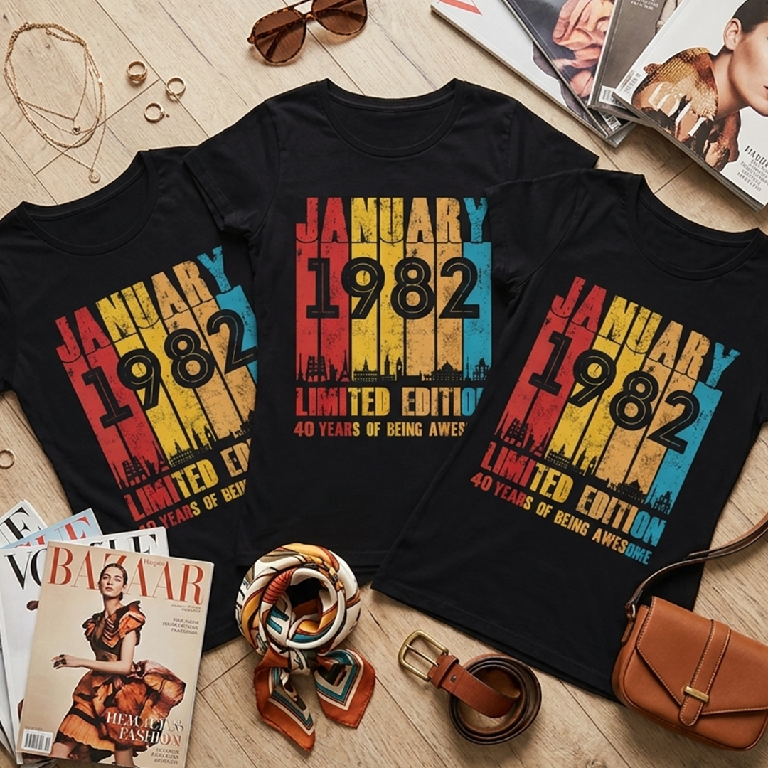 Camiseta en Algodon 1982 January