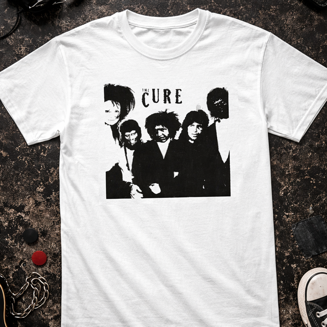 Camiseta algodón The Cure band Rock Style