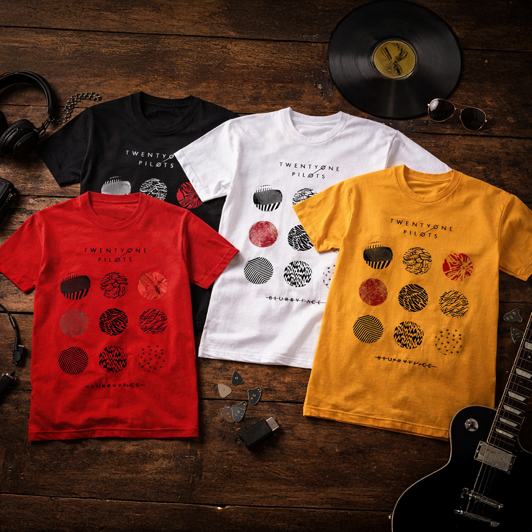 Camiseta Algodon Twenty One Pilots Blurry Logo