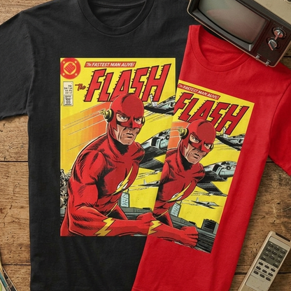 Camiseta Algodon Flash Comic