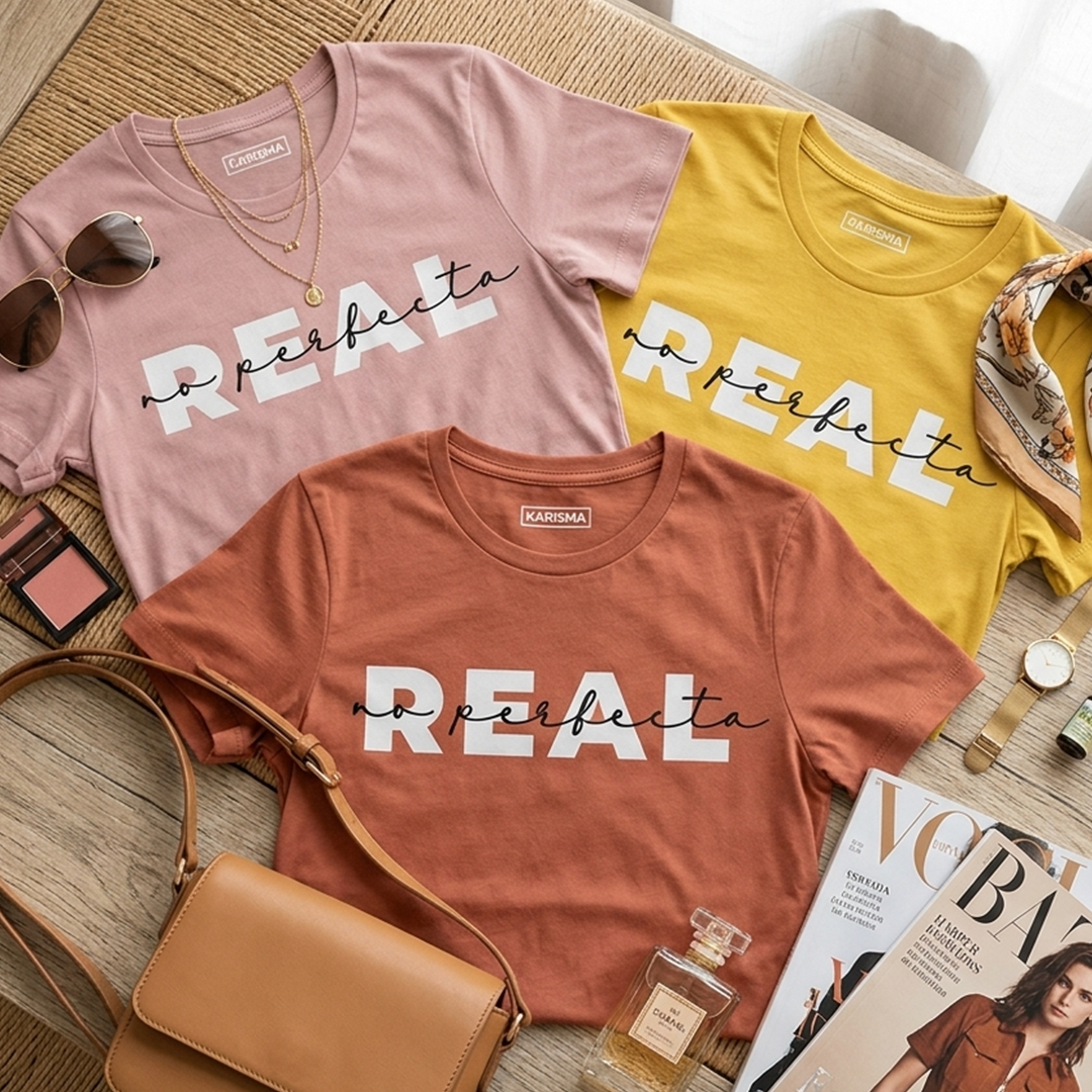 Camiseta Real no perfecta Karisma Para Mujer