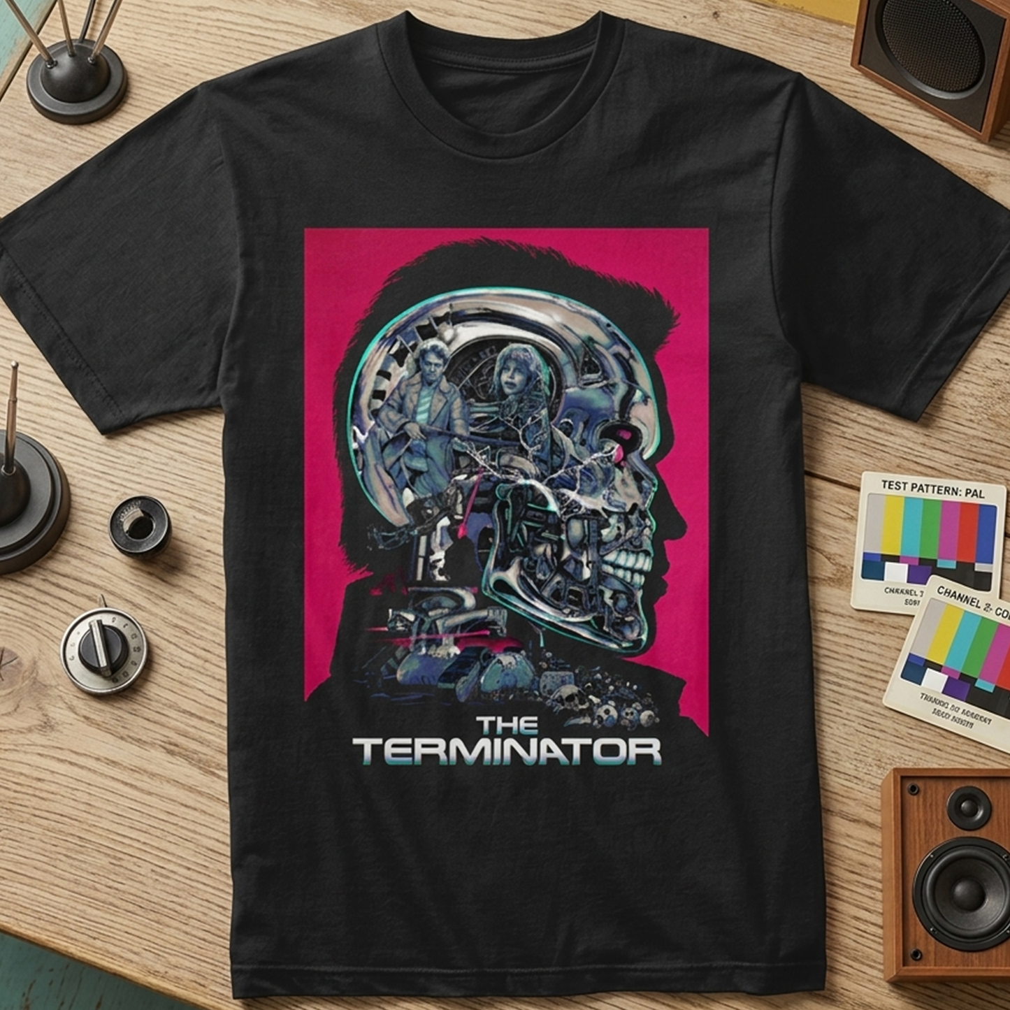 Camiseta Algodon Terminator Poster