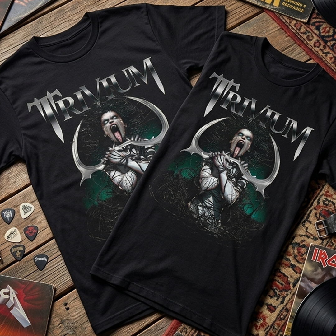 Camiseta Algodon Trivium Women Poster