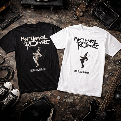 Camiseta Algodón My Chemical Romance The Black Parade 2