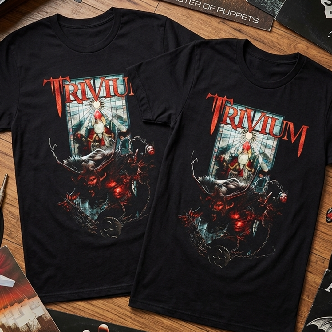 Camiseta Algodon Trivium Style Art