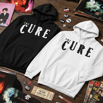 Buzo Capota The cure logo