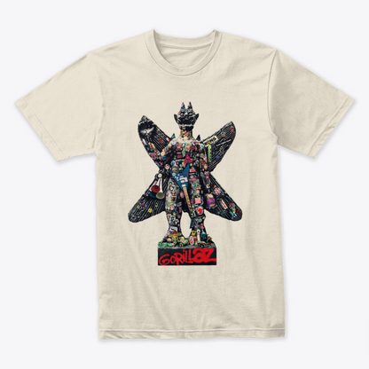 Camiseta Algodon Gorillaz Pazuzu