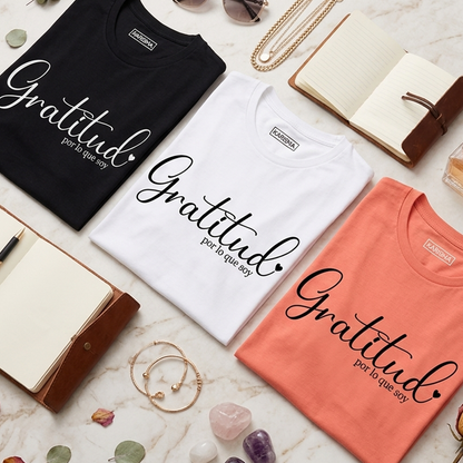 Camiseta Gratitud Karisma Para Mujer