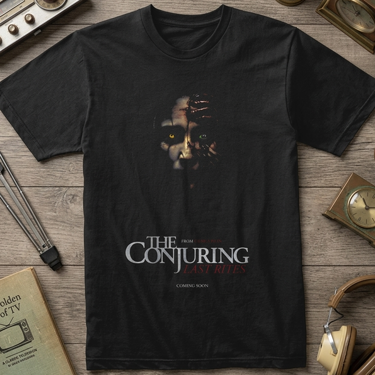 Camiseta Algodon EL conjuro Face