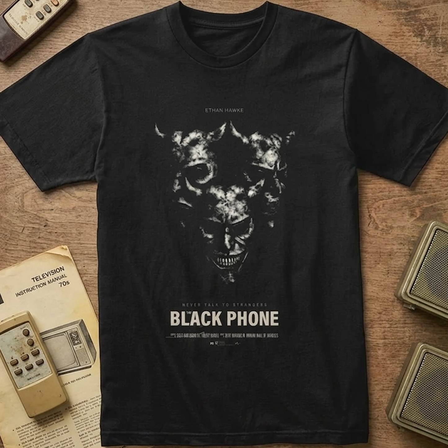 Camiseta Algodon Black Phone
