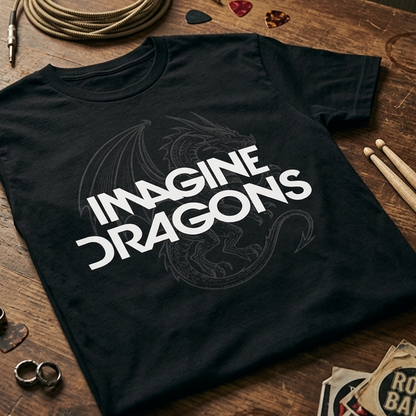 Camiseta Algodon Imagine Dragons Art 4