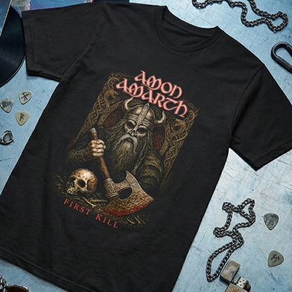 Camiseta Algodon Amon Amarth First Kill