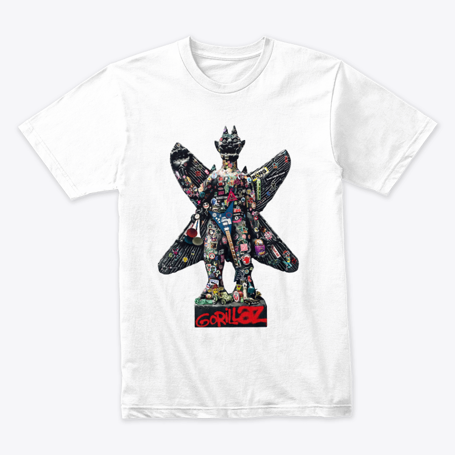 Camiseta Algodon Gorillaz Pazuzu