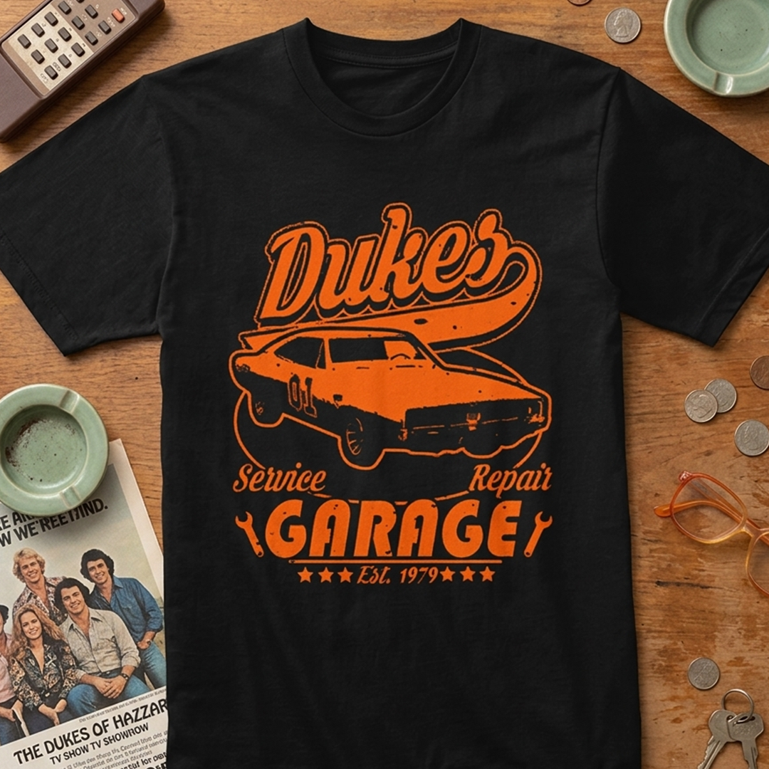 Camiseta Algodon Dukes Hazzard Garages
