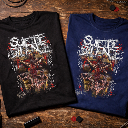 Camiseta Algodon Suicide Silence Sacrificio