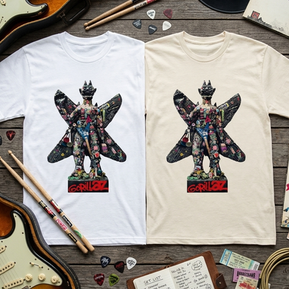 Camiseta Algodon Gorillaz Pazuzu
