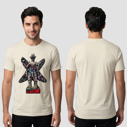 Camiseta Algodon Gorillaz Pazuzu