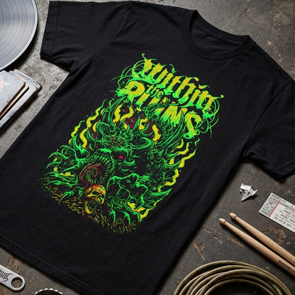 Camiseta Algodon Within the Ruins Monster Poster