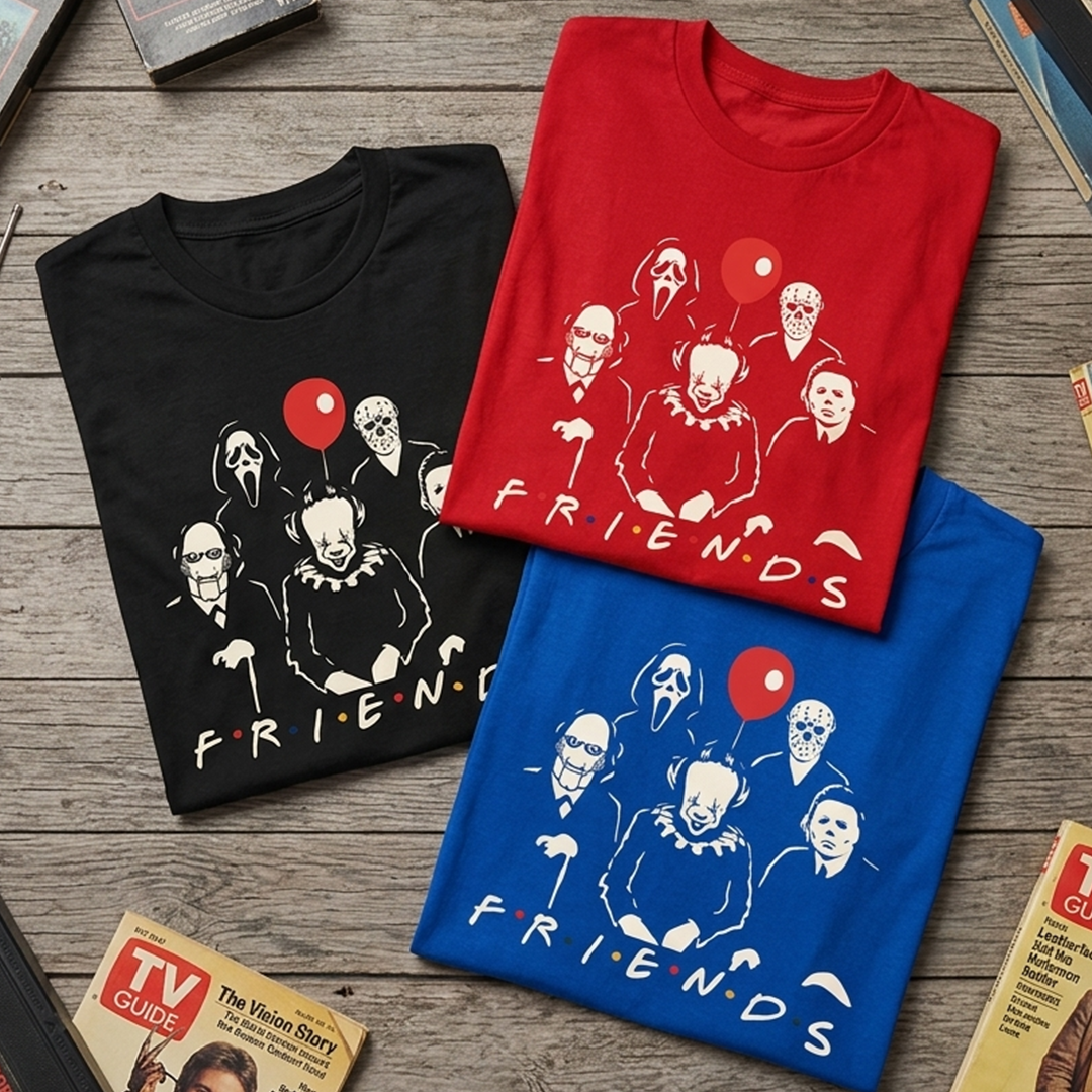 Camiseta Algodon Friends Scares Art