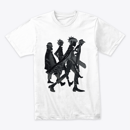 Camiseta Algodon Gorillaz Shadows