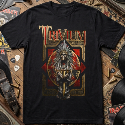 Camiseta Algodon Trivium full poster Style