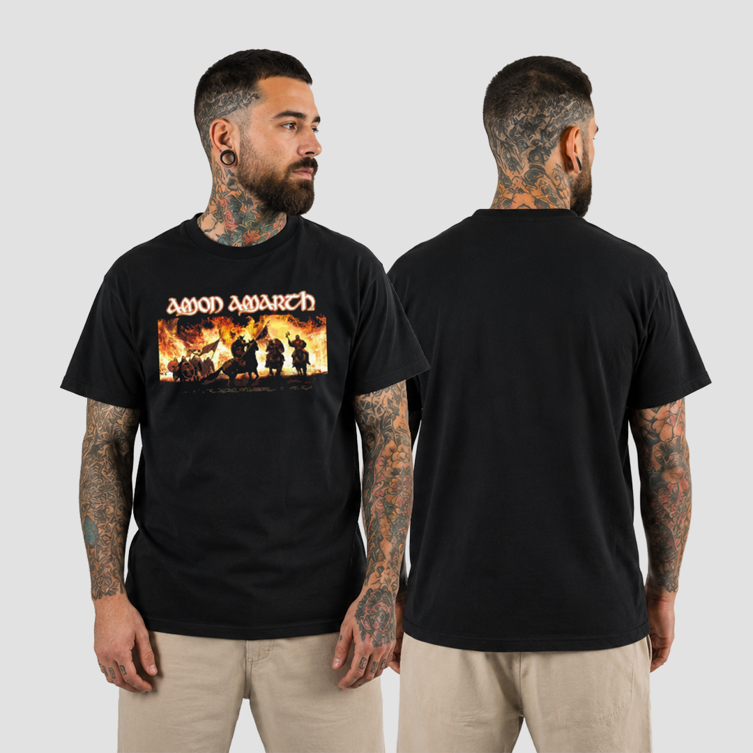 Camiseta Algodon Amon Amarth War Of Vikings