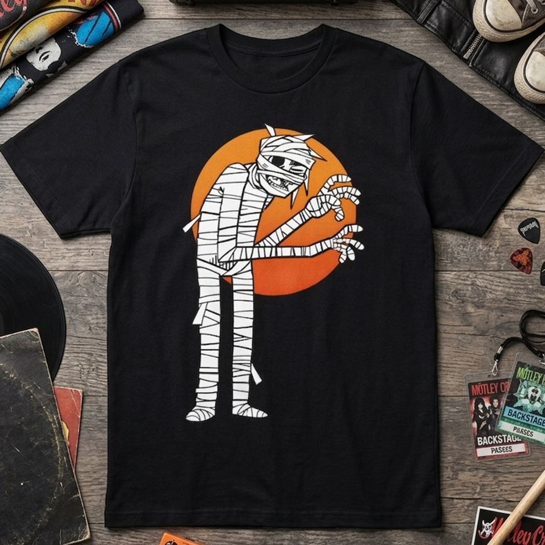 Camiseta Algodon Gorillaz Momia
