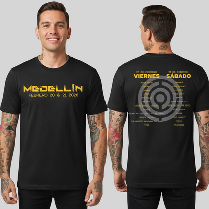 Camiseta Algodón Core Line Up Amarillo