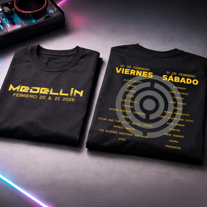 Camiseta Algodón Core Line Up Amarillo
