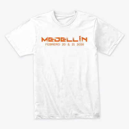 Camiseta Algodón Core Line Up Naranja