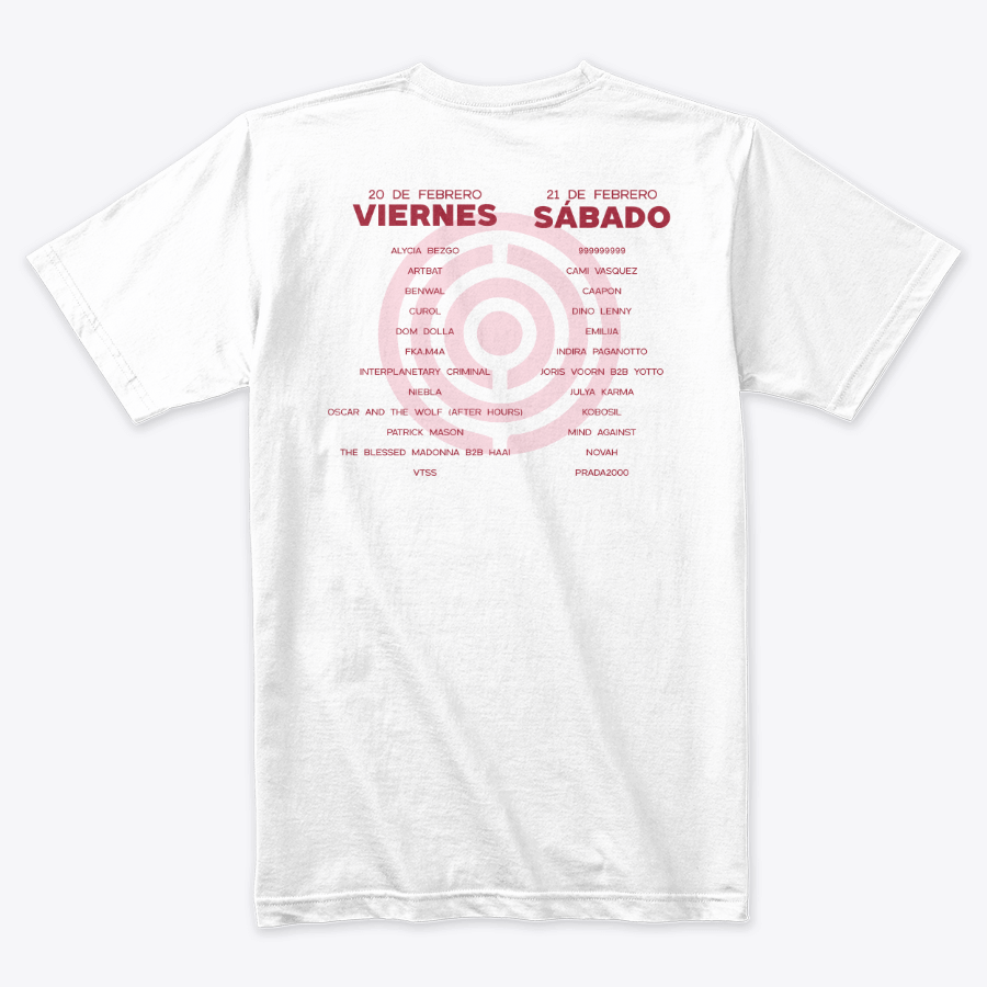 Camiseta Algodón Core Line Up Rojo