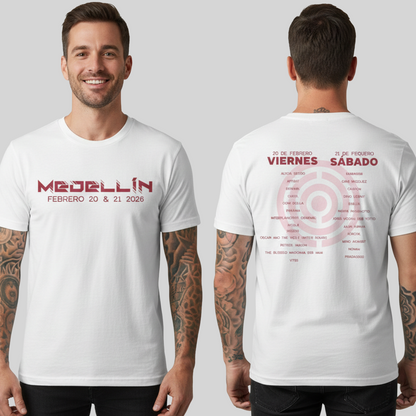 Camiseta Algodón Core Line Up Rojo