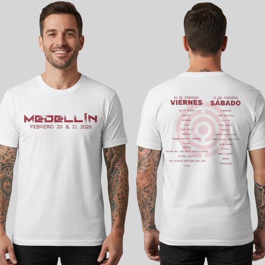 Camiseta Algodón Core Line Up Rojo