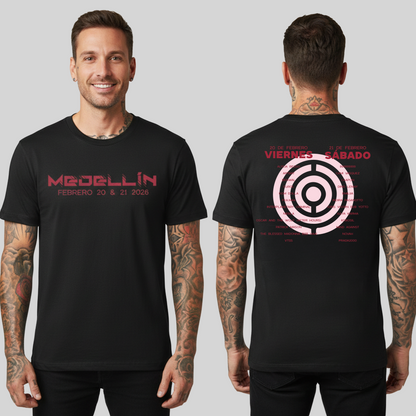 Camiseta Algodón Core Line Up Rojo