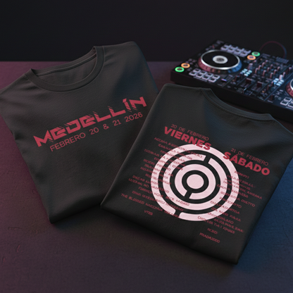 Camiseta Algodón Core Line Up Rojo