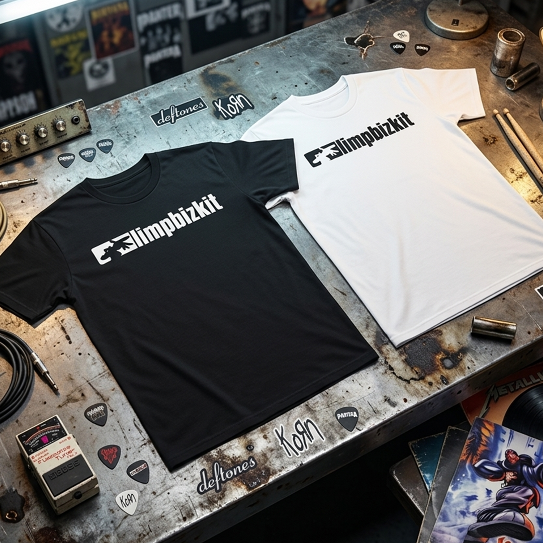 Camiseta Algodon Limp Bizkit Logo