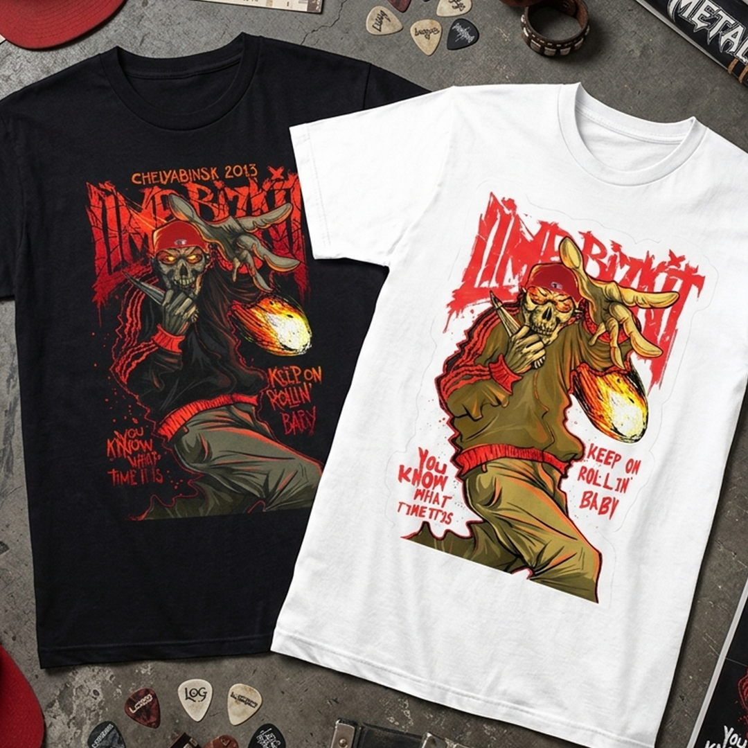 Camiseta Algodon Limp Bizkit Chelyabinsk 2013 Rollin