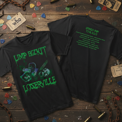 Camiseta Algodon Limp Bizkit Gringo Papi Tour 2025 Colombia