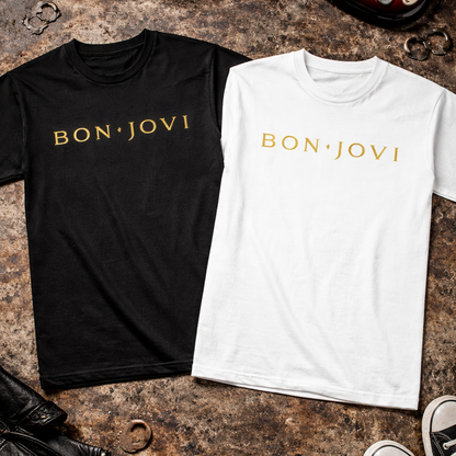 Camiseta en Algodón Rock Style Bon jovi