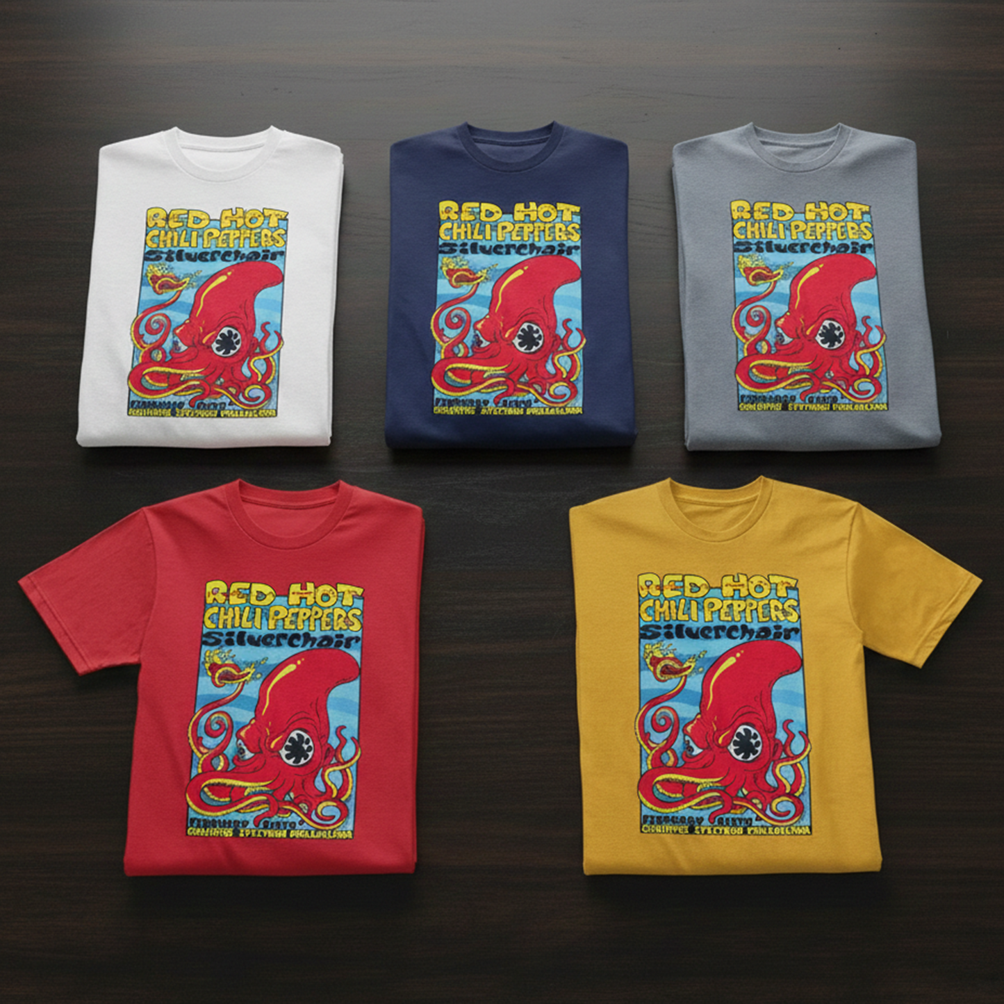 Camiseta Silverchair Red Hot Chilli Peppers RHCP